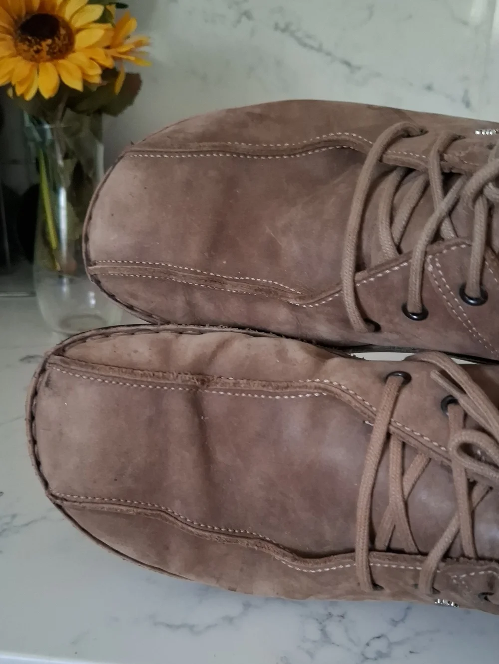 Finn Comfort Comfortable Men's Brown Lace-Up Casual Shoes
